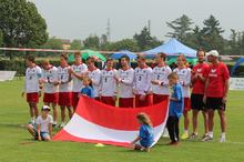 Österreichs U21-Nationalteam bei der Junioren-EM 2014 in Mannheim