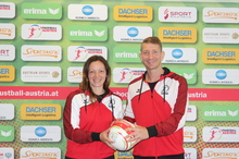 Karin Azesberger und Siegfried Simon sind die neuen Teamchefs der österreichischen Faustball-Nationalmannschaften.
