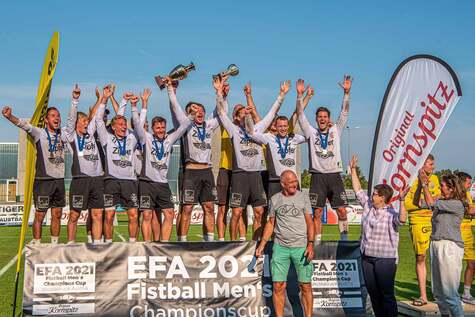 Tigers holen EFA 2021 Fistball Men's Championscup